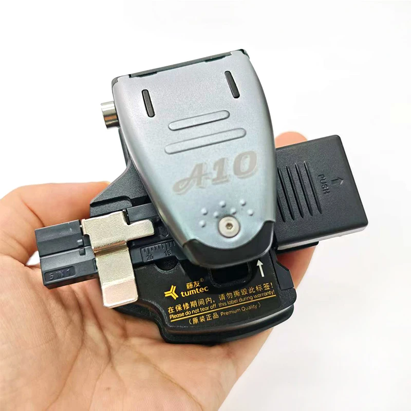 TUMTEC-A-10 Optical Fiber Cleaver, High Precision Cutting Tool, One Step Fiber Cleaver, New, FTTH
TUMTEC-A-10 Optical Fiber Cleaver, High Precision Cutting Tool, One Step Fiber Cleaver, New, FTTH