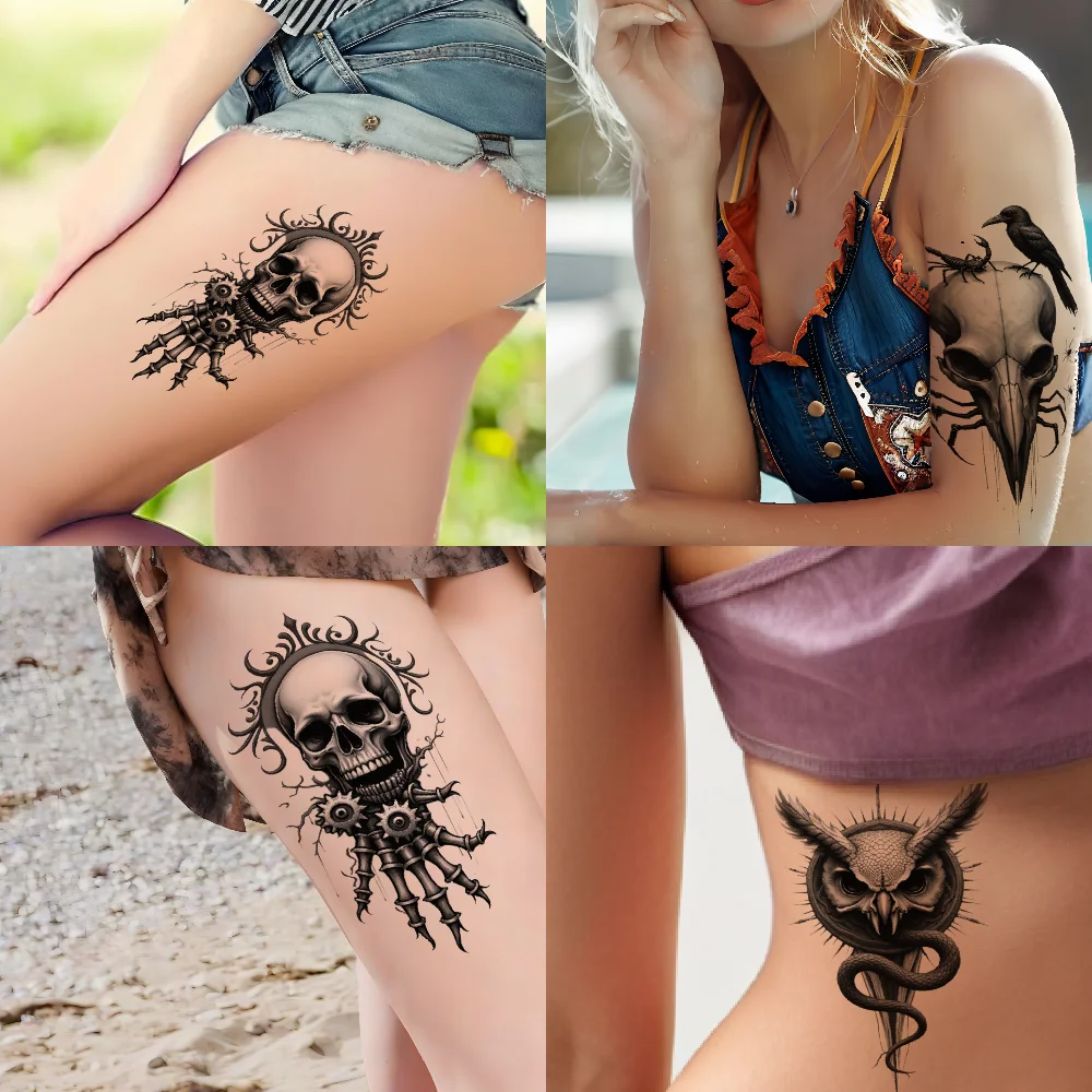 Opp Bag Skull Designs Gothic Tattoos Animal Tattoos for Costume Accessories Cosplay Halloween Events
Opp Bag Skull Designs Gothic Tattoos Animal Tattoos for Costume Accessories Cosplay Halloween Events