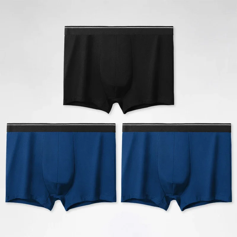 3PCS Men's solid-color underwear, pure cotton breathable four-corner waistband, summer large-sized sports cotton briefs.
3PCS Men's solid-color underwear, pure cotton breathable four-corner waistband, summer large-sized sports cotton briefs.