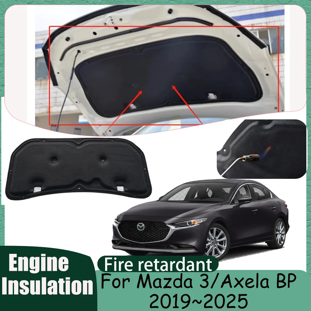 For Mazda 3/Axela BP 2019~2025 2020 2021 2022 2023 2024 Car Hood lining Engine Thermal Insulation Soundproof Cotton Accessories
For Mazda 3/Axela BP 2019~2025 2020 2021 2022 2023 2024 Car Hood lining Engine Thermal Insulation Soundproof Cotton Accessories