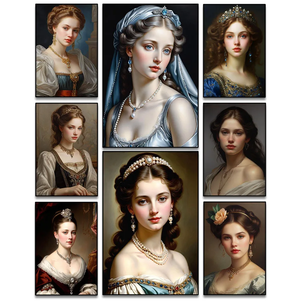 Diamond Painting Art Kit DIY 18th Century Beauty Oil Painting Diamond Mosaic 5D Rhinestone Handmade Cross Stitch Home Decoration
Diamond Painting Art Kit DIY 18th Century Beauty Oil Painting Diamond Mosaic 5D Rhinestone Handmade Cross Stitch Home Decoration