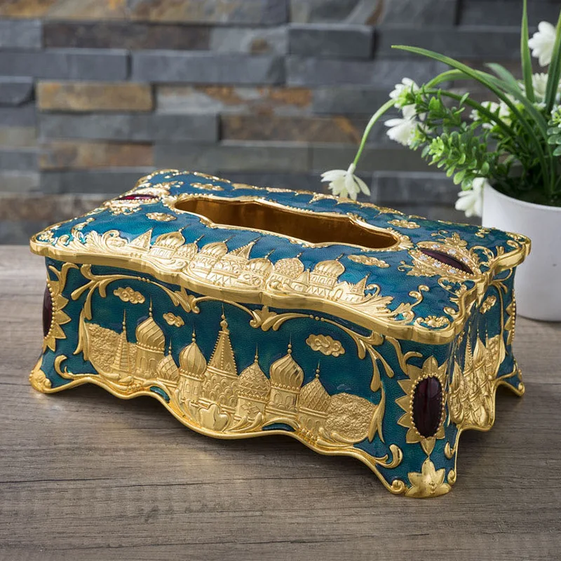 Europe castle large size tissue box metal tissue box napkin case holder paper towel tissue paper box Home Decoration ZJH063A
Europe castle large size tissue box metal tissue box napkin case holder paper towel tissue paper box Home Decoration ZJH063A