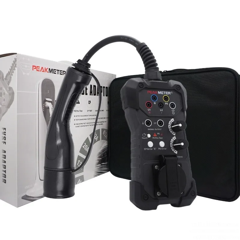 PEAKMETER Huayi Huayi Адаптер для проверки зарядки электромобиля
PEAKMETER Huayi Huayi Адаптер для проверки зарядки электромобиля