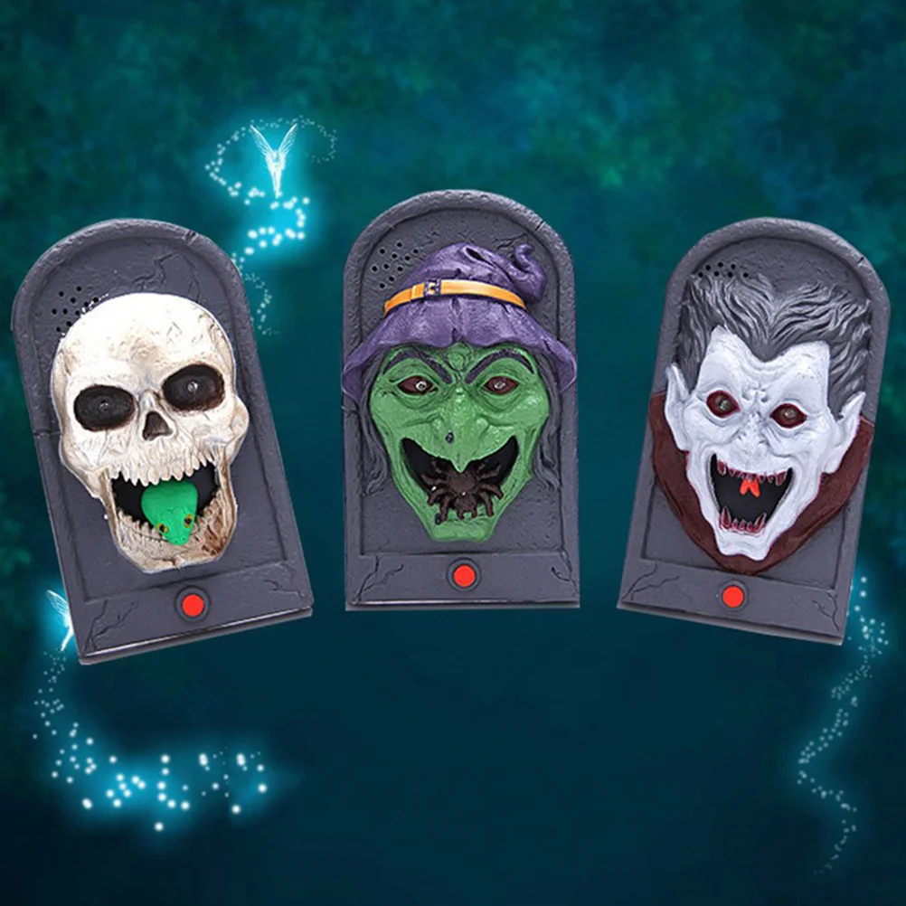 1pc Halloween Doorbell Spooky Skull Witch Light-Up Scary Ring For Haunted House Party Decor Kids Gift Greeting
1pc Halloween Doorbell Spooky Skull Witch Light-Up Scary Ring For Haunted House Party Decor Kids Gift Greeting