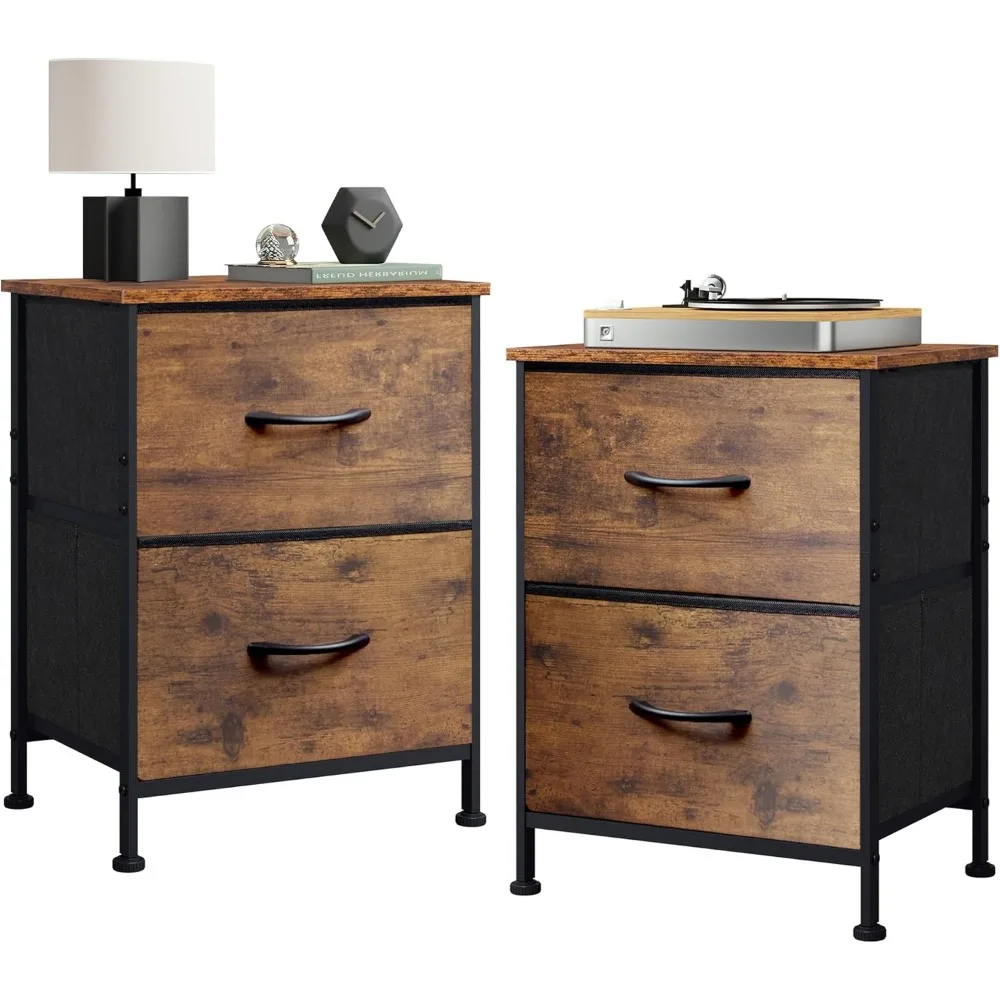 Набор тумбочек для доставки в США из 2 маленьких комода с 2 ящиками, деревянные верхние тканевые контейнеры, прикроватная тумбочка, торцевой столик для спальни
Набор тумбочек для доставки в США из 2 маленьких комода с 2 ящиками, деревянные верхние тканевые контейнеры, прикроватная тумбочка, торцевой столик для спальни