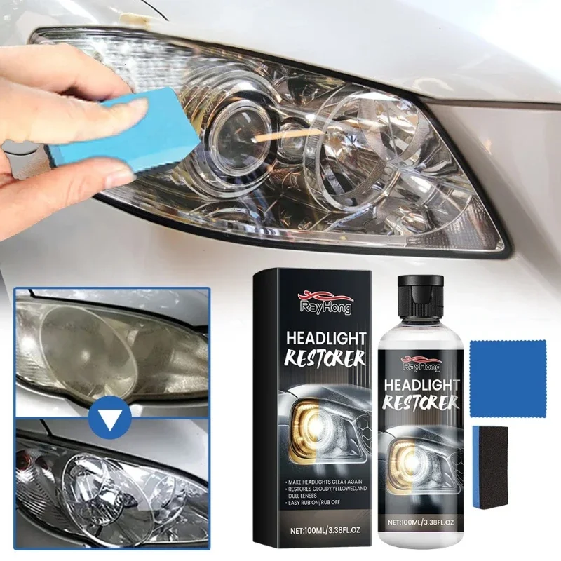 Premium Lens Cleaner: Restores Cloudy & Oxidized Headlights
Premium Lens Cleaner: Restores Cloudy & Oxidized Headlights