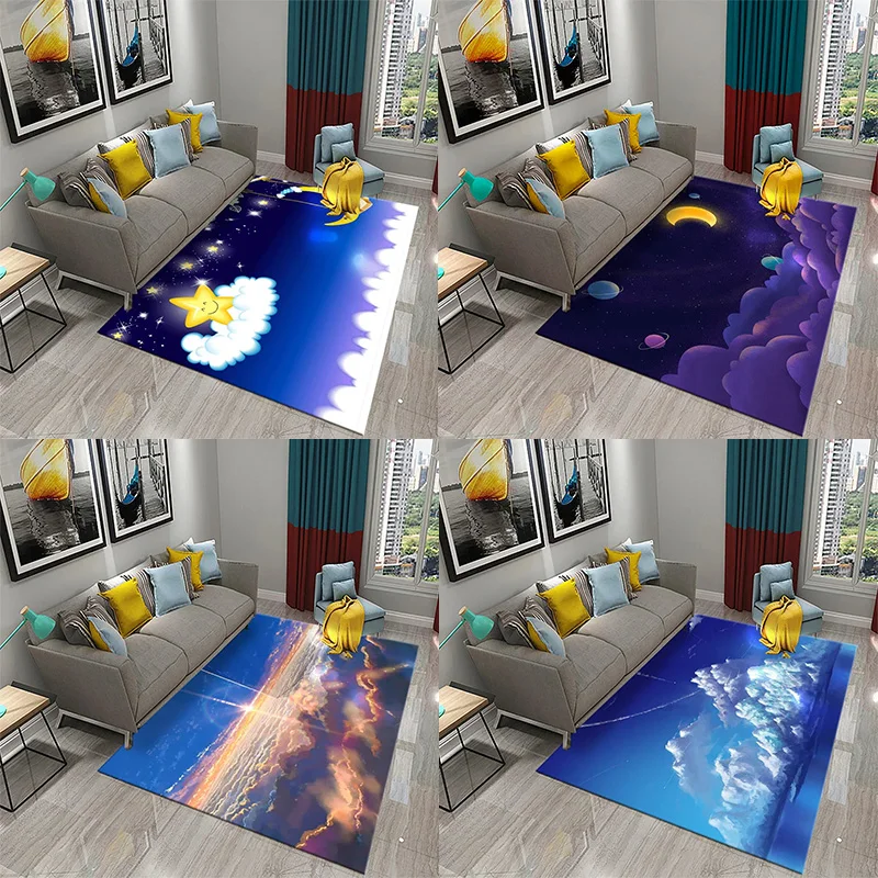 3D Cute Cartoon Sky Rug For Girls Bedroom Living Room, Baby Play Crawling, Bathroom Kitchen Non-Slip
3D Cute Cartoon Sky Rug For Girls Bedroom Living Room, Baby Play Crawling, Bathroom Kitchen Non-Slip