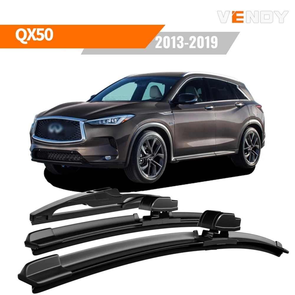 1set Front & Rear Windshield Wiper Blades Windscreen Wipers For Infiniti QX50 2013-2019 Rubber Brushes Car Accessories Refills
1set Front & Rear Windshield Wiper Blades Windscreen Wipers For Infiniti QX50 2013-2019 Rubber Brushes Car Accessories Refills