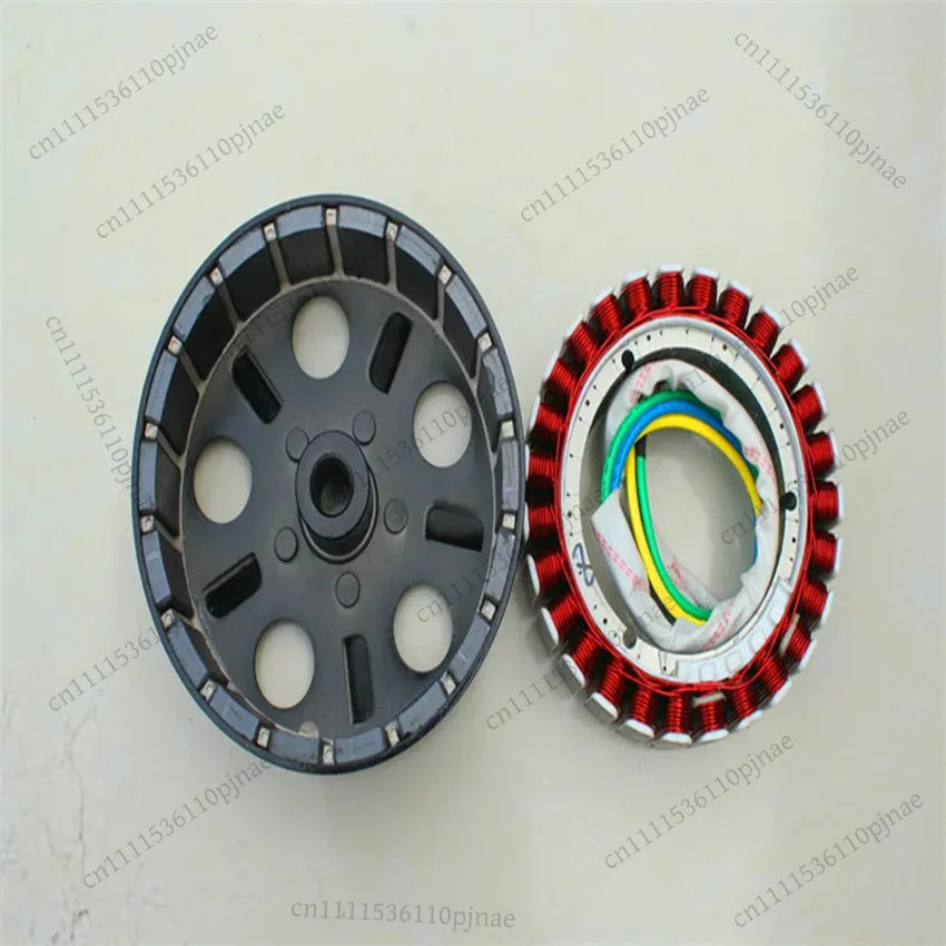 3KW 5KW Range Extender Generator Stator Rotor Kit, Pure Copper 27-Pole Coil for 24V 48V 60V 72V EV Systems
3KW 5KW Range Extender Generator Stator Rotor Kit, Pure Copper 27-Pole Coil for 24V 48V 60V 72V EV Systems