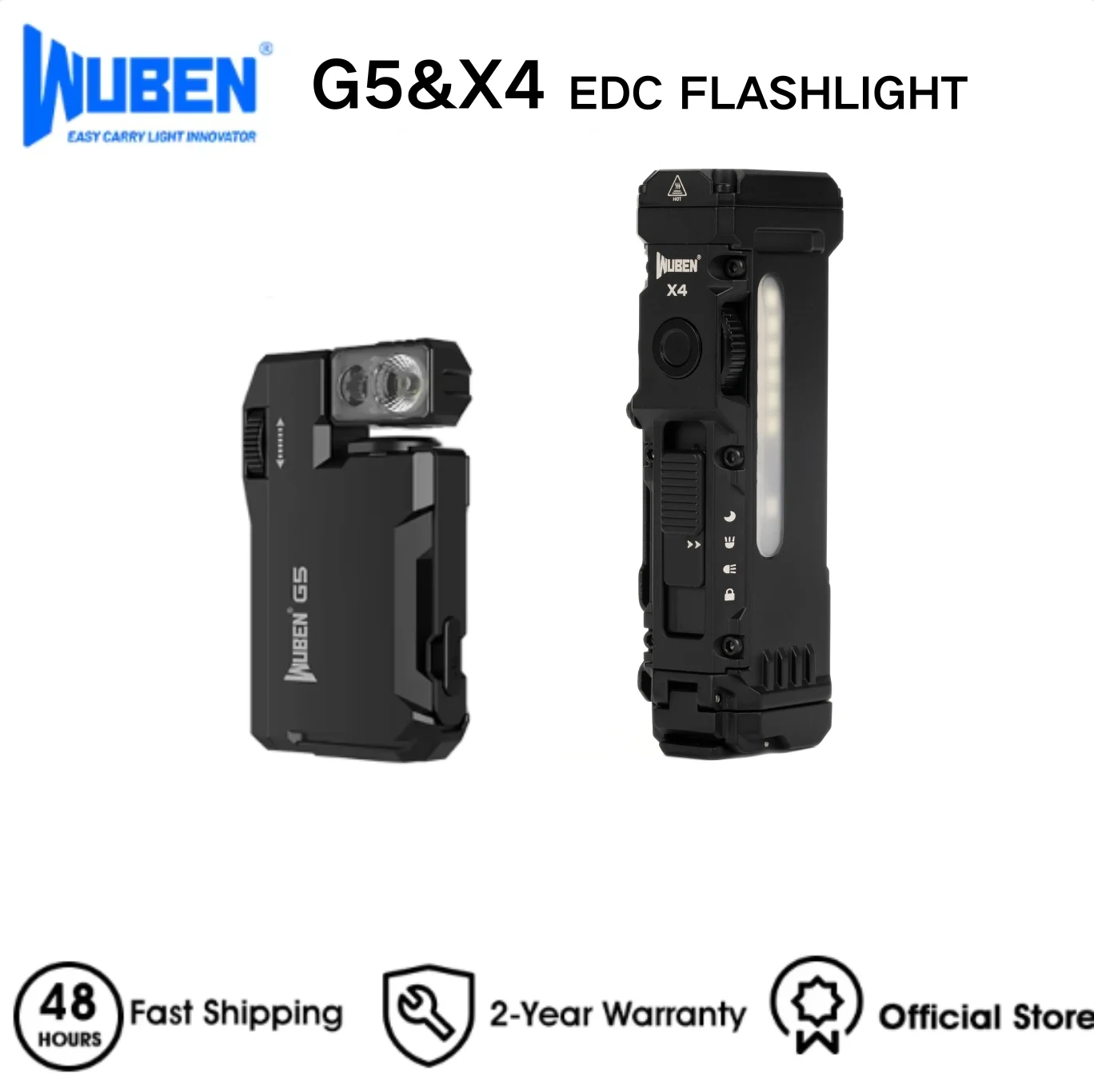 Набор фонарей WUBEN X4 и G5 EDC — магнитный основание, RGB-подсветка, перезаряжаемые — идеальный комплект для повседневного ношения!
Набор фонарей WUBEN X4 и G5 EDC — магнитный основание, RGB-подсветка, перезаряжаемые — идеальный комплект для повседневного ношения!