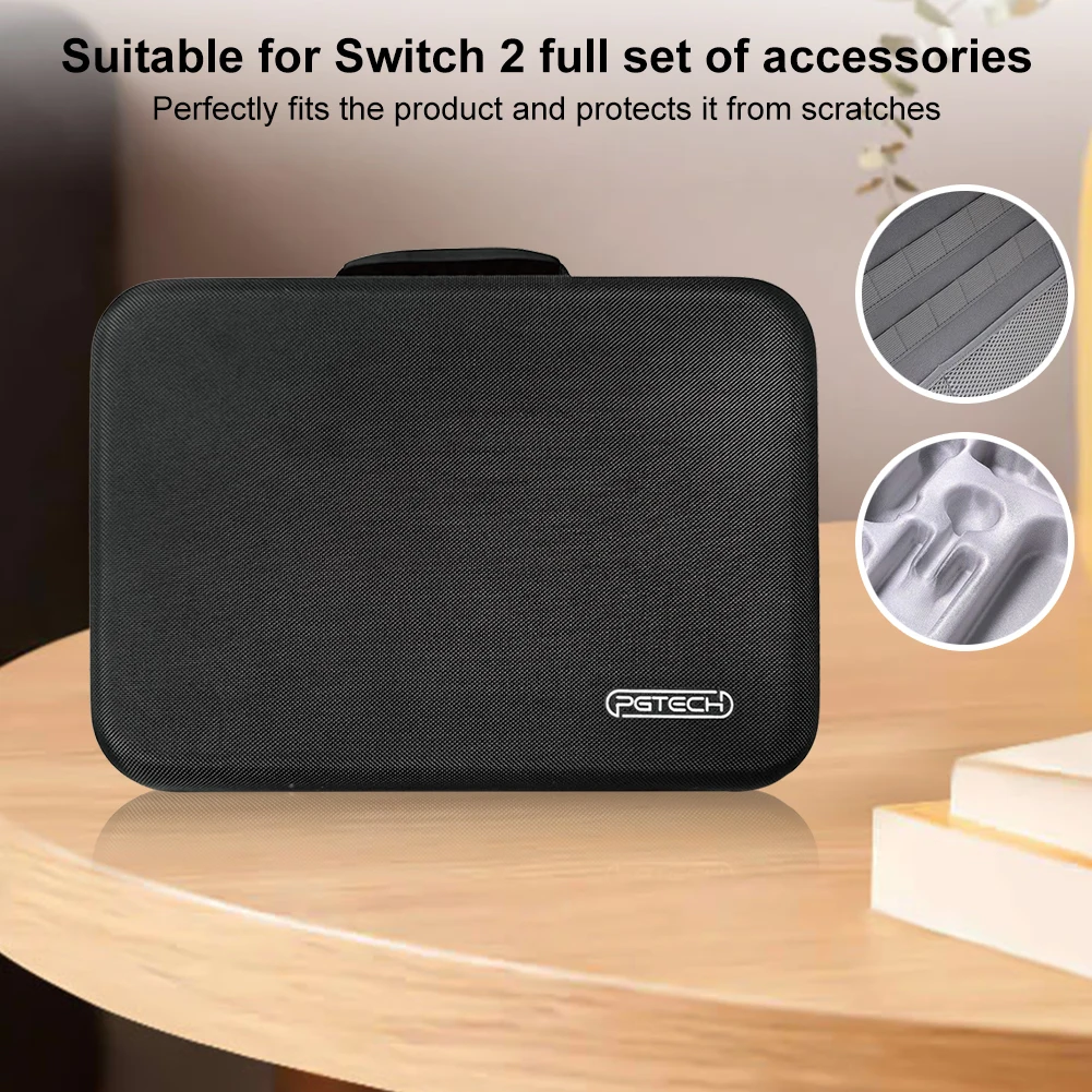 EVA Portable Storage Bag Shockproof Handheld Game Console Case Anti-Scratch Hard Shell Storage Bag for Switch 2 Accessories
EVA Portable Storage Bag Shockproof Handheld Game Console Case Anti-Scratch Hard Shell Storage Bag for Switch 2 Accessories