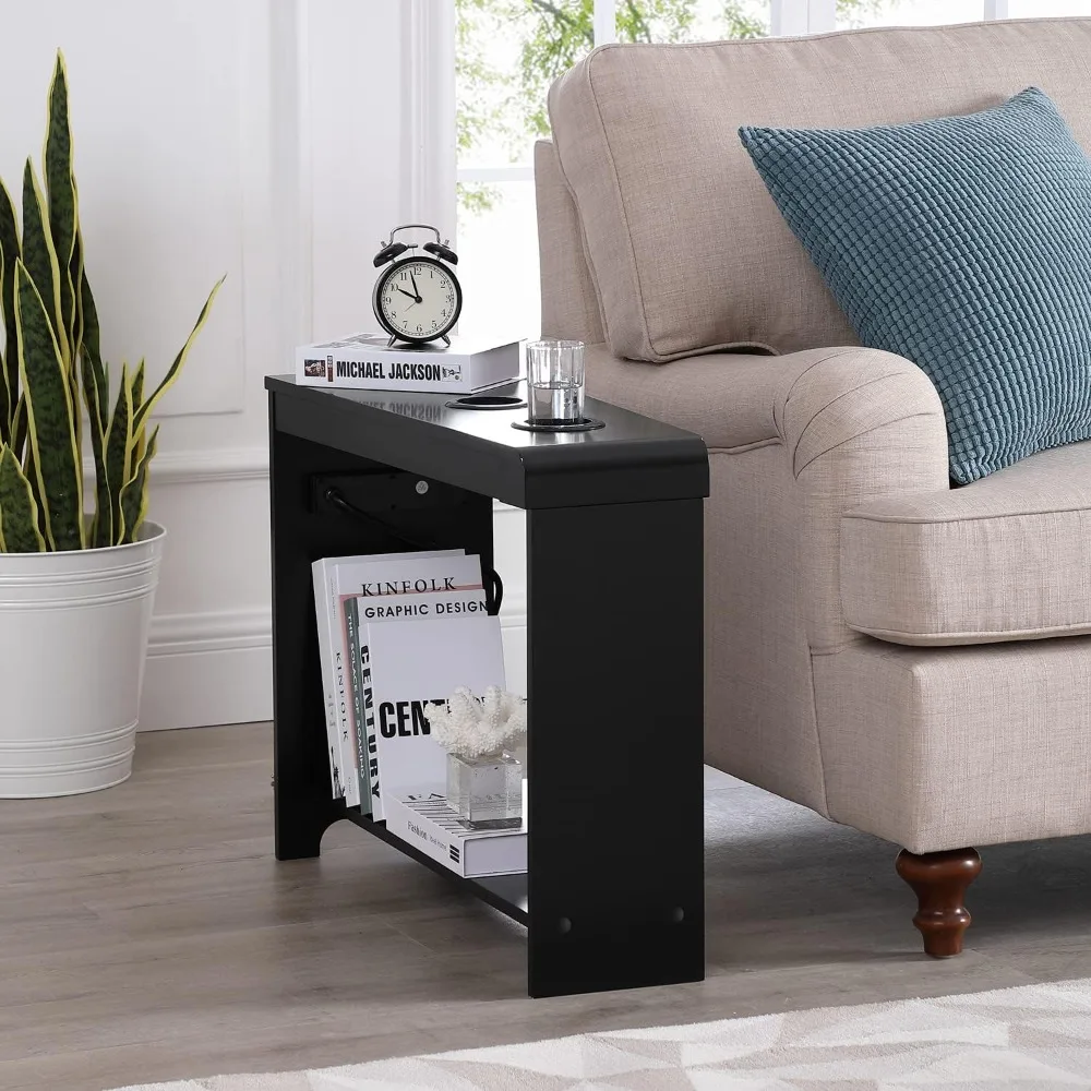 Home Jade End Table Charging Station, USB Ports & Outlets, Narrow Side, Chair Side Nightstand, Bedside Slim Sofa End
Home Jade End Table Charging Station, USB Ports & Outlets, Narrow Side, Chair Side Nightstand, Bedside Slim Sofa End