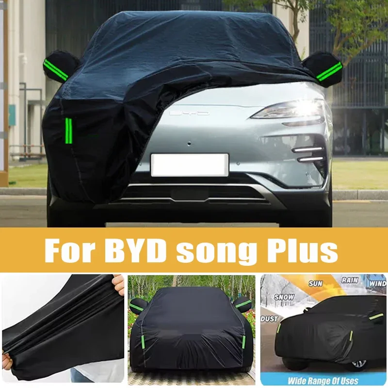 For BYD Song Plus Full Car Cover Four Seasons Outdoor Sun Anti UV Rain Snow Dust Protection Oxford Cloth Accessories
For BYD Song Plus Full Car Cover Four Seasons Outdoor Sun Anti UV Rain Snow Dust Protection Oxford Cloth Accessories