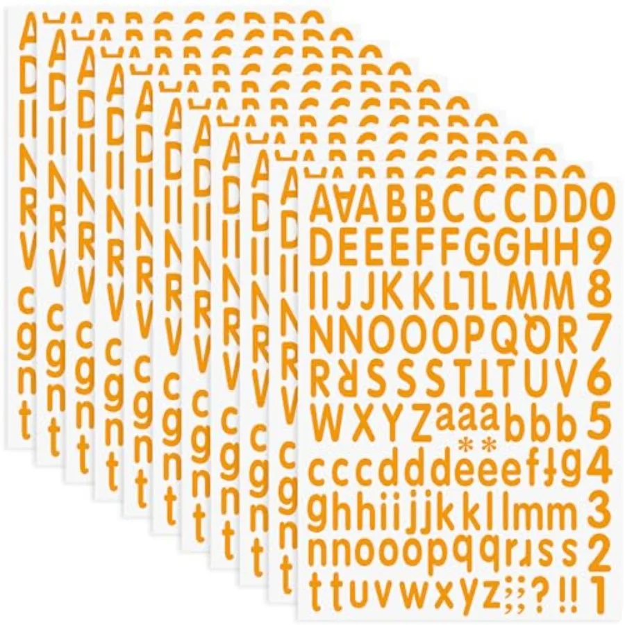 3024 Letter Stickers 24 Sheets Alphabet Number Stickers 1 Inch Vinyl Self-Adhesive Small Waterproof Stick on Letters Stickers f
3024 Letter Stickers 24 Sheets Alphabet Number Stickers 1 Inch Vinyl Self-Adhesive Small Waterproof Stick on Letters Stickers f