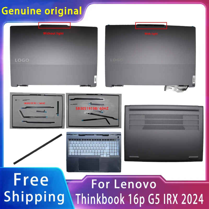 New For Lenovo ThinkBook 16p G5 IRX 2024;Replacemen Laptop Accessories Lcd Back Cover/Palmrest/Bottom With LOGO 5CB1P31174
New For Lenovo ThinkBook 16p G5 IRX 2024;Replacemen Laptop Accessories Lcd Back Cover/Palmrest/Bottom With LOGO 5CB1P31174