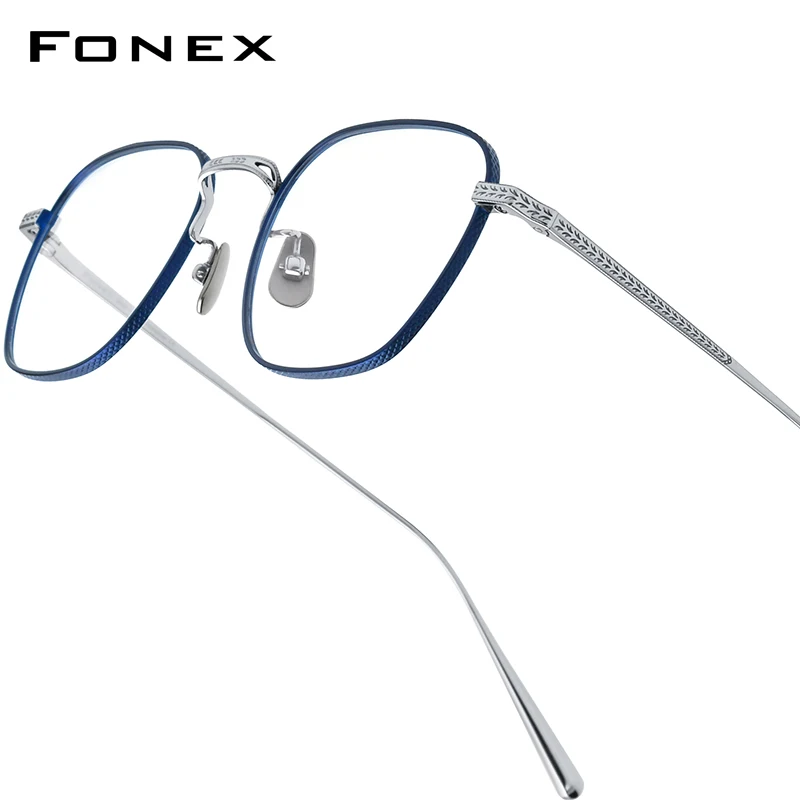 FONEX Titanium Glasses Frame Women New Trendy Brand Design Vintage Retro Square Eyeglasses Men Japanese Ultralight Eyewear N015R
FONEX Titanium Glasses Frame Women New Trendy Brand Design Vintage Retro Square Eyeglasses Men Japanese Ultralight Eyewear N015R