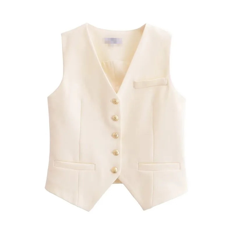 Faionable Svel V-Ne Vest Jaet 2025 Spring Summer New Arrival Women's Clothing Slimming Versatile Commute Outerwear
Faionable Svel V-Ne Vest Jaet 2025 Spring Summer New Arrival Women's Clothing Slimming Versatile Commute Outerwear