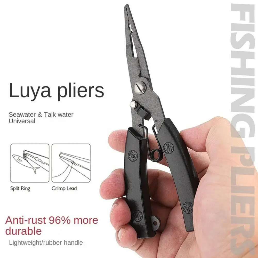 Stainless Steel Accessories Fishing Tool Split Ring Pliers Hook Remover Stainless Steel Line Cutter Fishing Pliers
Stainless Steel Accessories Fishing Tool Split Ring Pliers Hook Remover Stainless Steel Line Cutter Fishing Pliers
