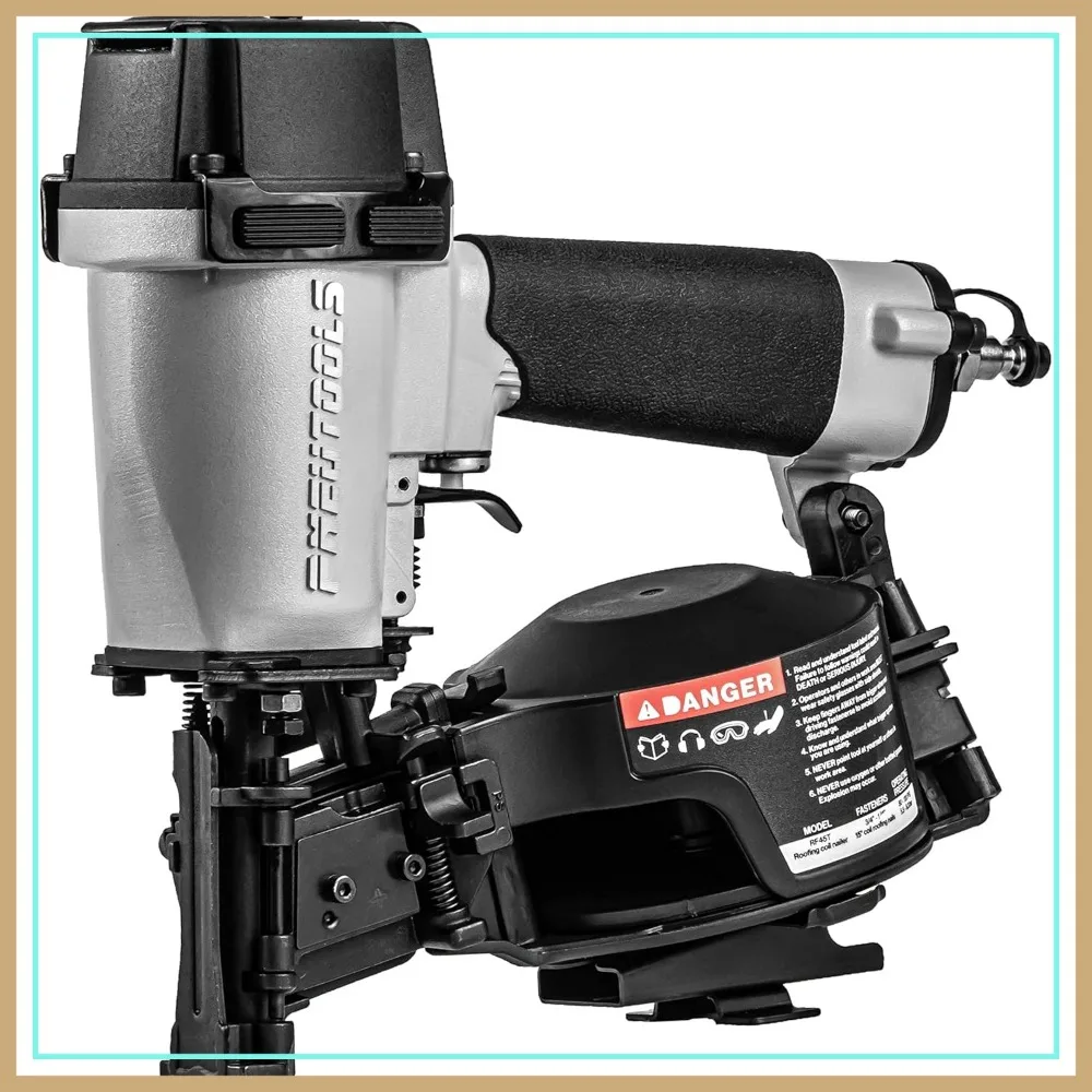 Coil Roofing Nailer 3/4" - 1 3/4" Rapid-Fire Pneumatic Tool
Coil Roofing Nailer 3/4" - 1 3/4" Rapid-Fire Pneumatic Tool