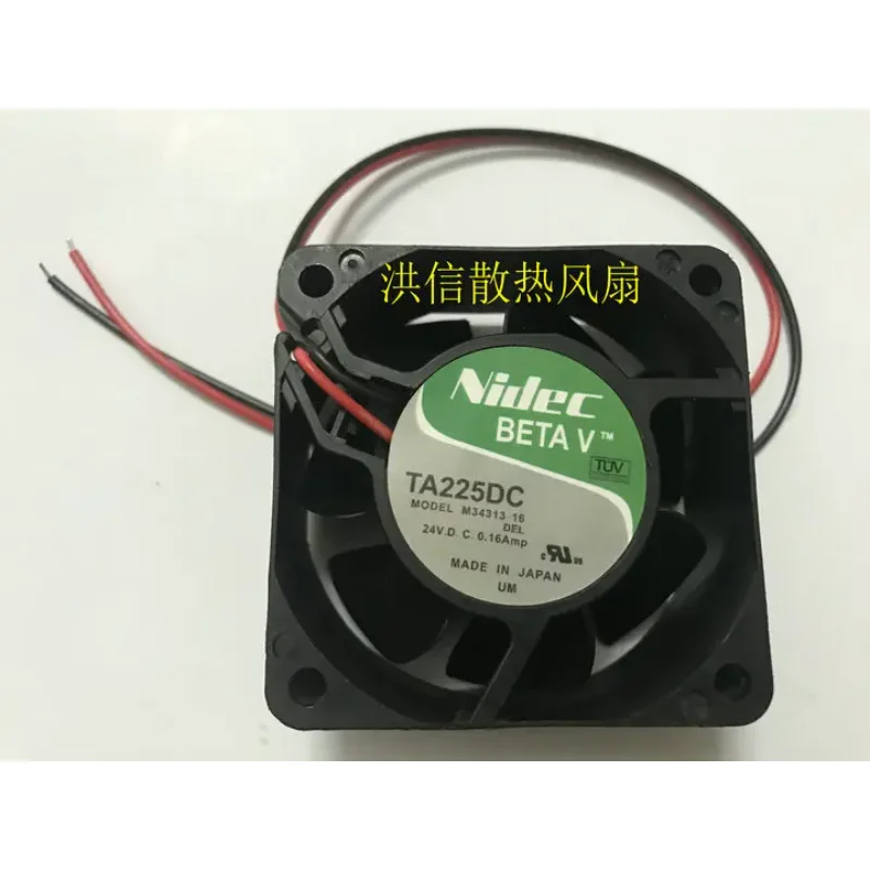 Nidec M34313-16 DC 24 В 0,16 А 60x60x25 мм 2-проводной охлаждающий вентилятор для сервера
Nidec M34313-16 DC 24 В 0,16 А 60x60x25 мм 2-проводной охлаждающий вентилятор для сервера