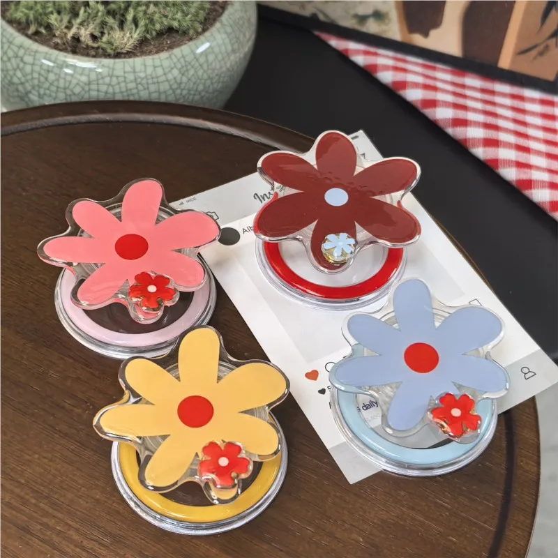 Rotatable Flower For Magnetic Phone Grip Stand Cute Daisy Design Can 360° Spin Foldable Phone Holder Universal for Girls & Gift
Rotatable Flower For Magnetic Phone Grip Stand Cute Daisy Design Can 360° Spin Foldable Phone Holder Universal for Girls & Gift