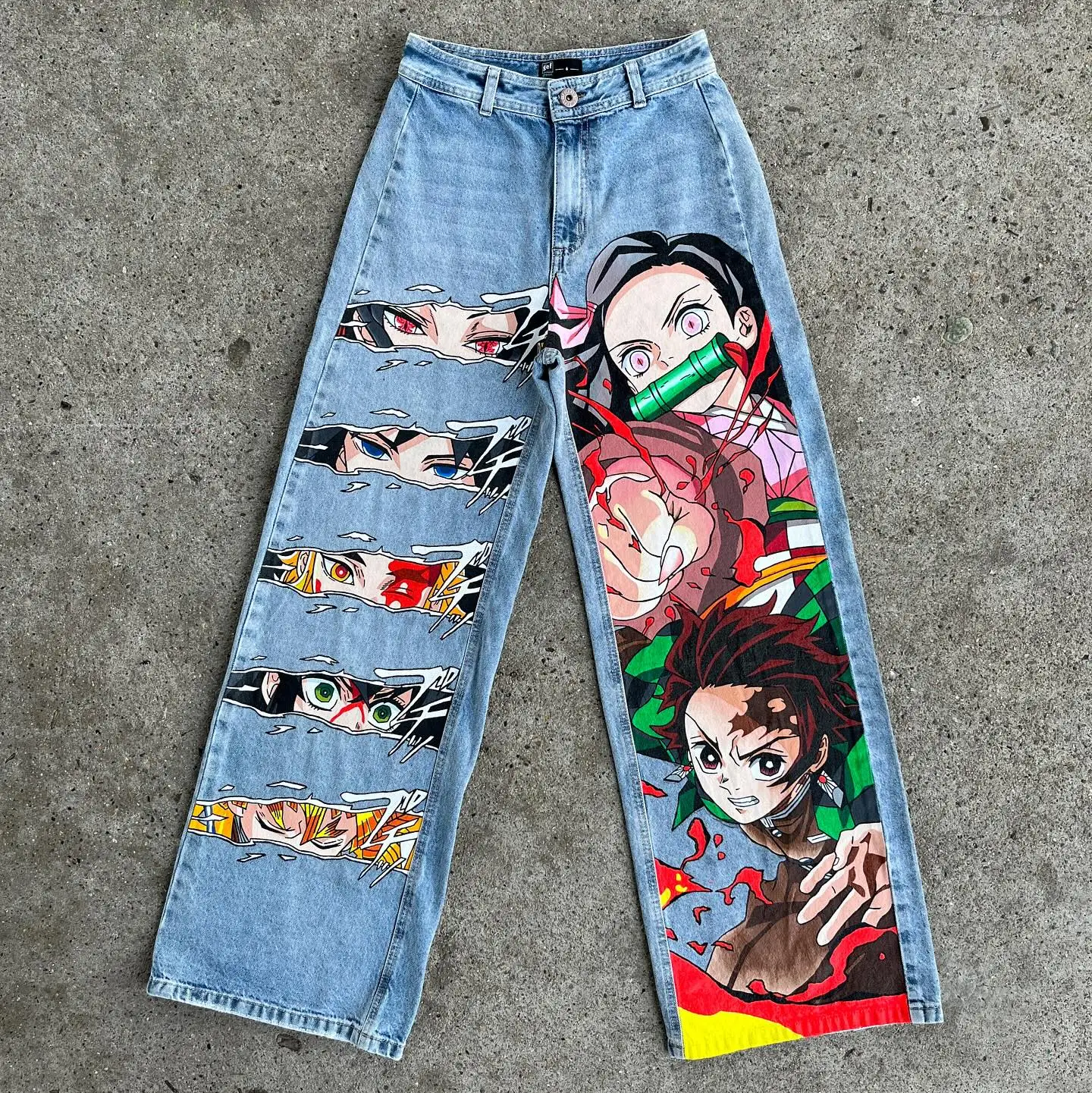 New Anime Graphic wide leg jean Skateboard Streetwear Y2K denim mens Jeans Style Couples High Waist Harajuku Wide Trouser Pants
New Anime Graphic wide leg jean Skateboard Streetwear Y2K denim mens Jeans Style Couples High Waist Harajuku Wide Trouser Pants