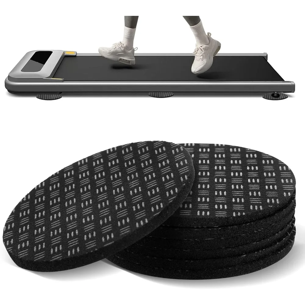 6Pcs Round Silicone Treadmill Mat 4x4x0.2 Inch Anti Vibration Non-Slip Floor Protector Pad for Hardwood Carpet Concrete Floor
6Pcs Round Silicone Treadmill Mat 4x4x0.2 Inch Anti Vibration Non-Slip Floor Protector Pad for Hardwood Carpet Concrete Floor