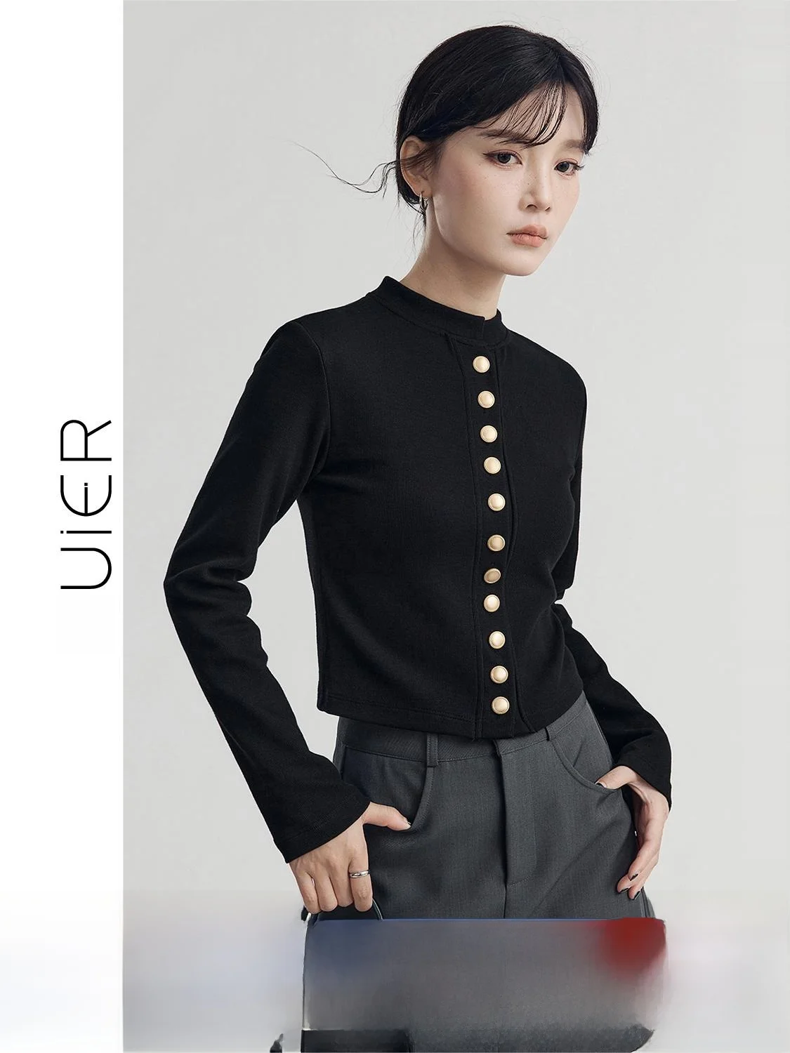 Bla Button up Knitted Sweater Women's Slim Fit ort Sle Vintage Autumn New Arrival Faionable Casual Long Sve Top
Bla Button up Knitted Sweater Women's Slim Fit ort Sle Vintage Autumn New Arrival Faionable Casual Long Sve Top