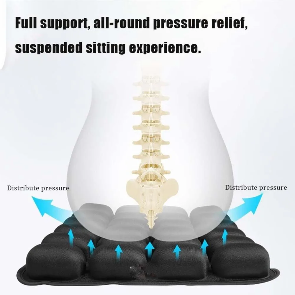 Air Bags Travel Cushion Lightweight High Rebound Pressur Travel Seat Cushion Portable Breathable 3D Inflatable Seat Cushion
Air Bags Travel Cushion Lightweight High Rebound Pressur Travel Seat Cushion Portable Breathable 3D Inflatable Seat Cushion