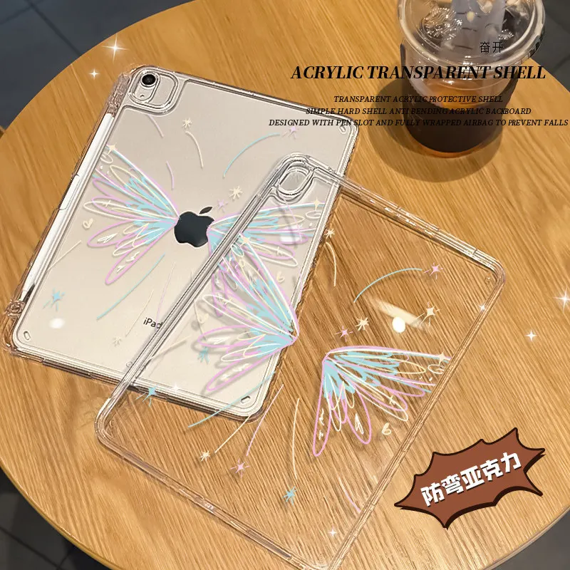 Korean Colorful Butterfly Y2K Cover For iPad Pro 13 11th M5 M4 12.9 A16 10 8 7 9th 10th For iPad Air 11 M2 M3 Mini Tablet Case
Korean Colorful Butterfly Y2K Cover For iPad Pro 13 11th M5 M4 12.9 A16 10 8 7 9th 10th For iPad Air 11 M2 M3 Mini Tablet Case