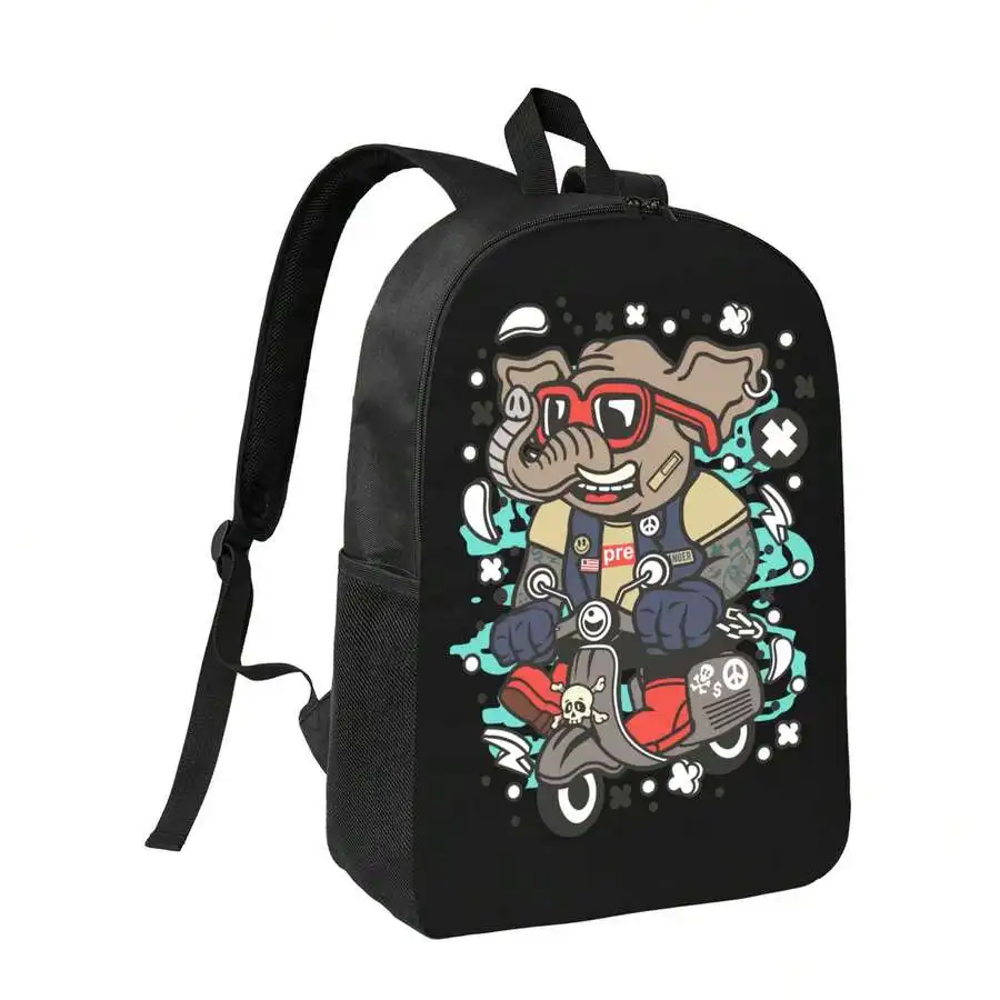 Funny Cartoon Elephant Riding Scooter Backpack For Adults Zipper Laptop Bag Casual Unisex
Funny Cartoon Elephant Riding Scooter Backpack For Adults Zipper Laptop Bag Casual Unisex