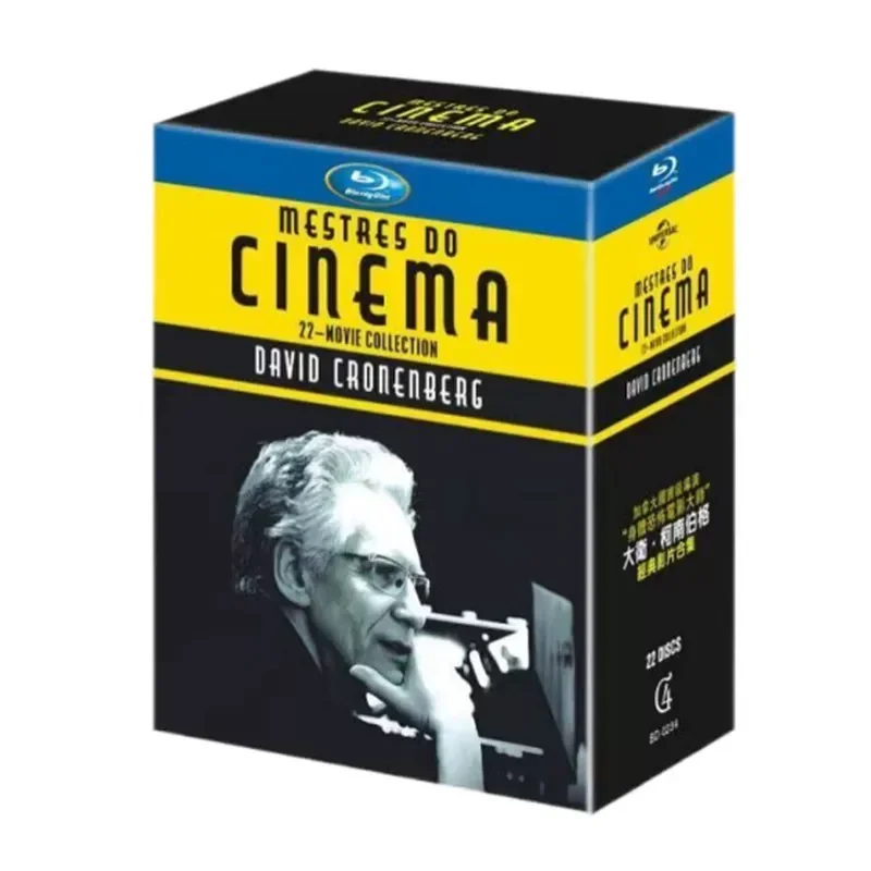 BD Blu-ray Disc David Cronenberg Classic Film Collection Movie 1080p Box Set 22 Discs
BD Blu-ray Disc David Cronenberg Classic Film Collection Movie 1080p Box Set 22 Discs