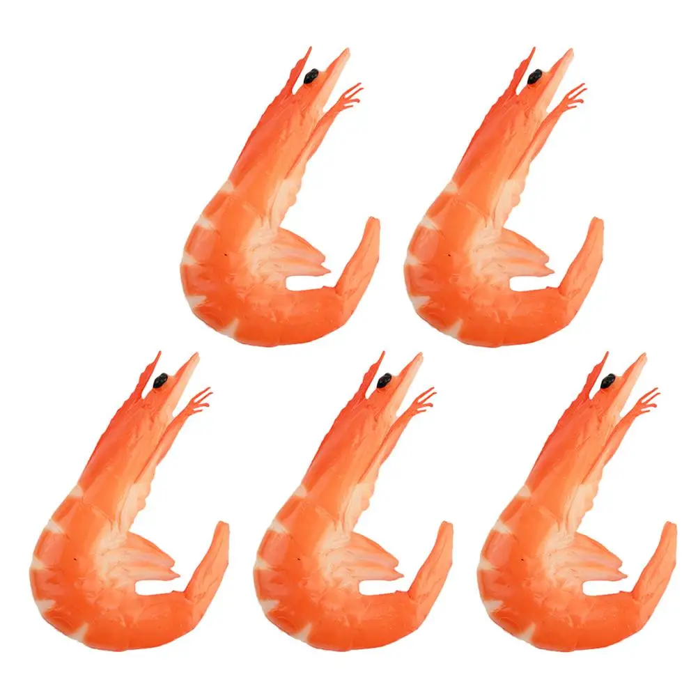 5 Pcs Red Simulated Shrimp Props PVC Food Home Decoration Shrimp Shop Display Kids Toys Realistic Model Training
5 Pcs Red Simulated Shrimp Props PVC Food Home Decoration Shrimp Shop Display Kids Toys Realistic Model Training