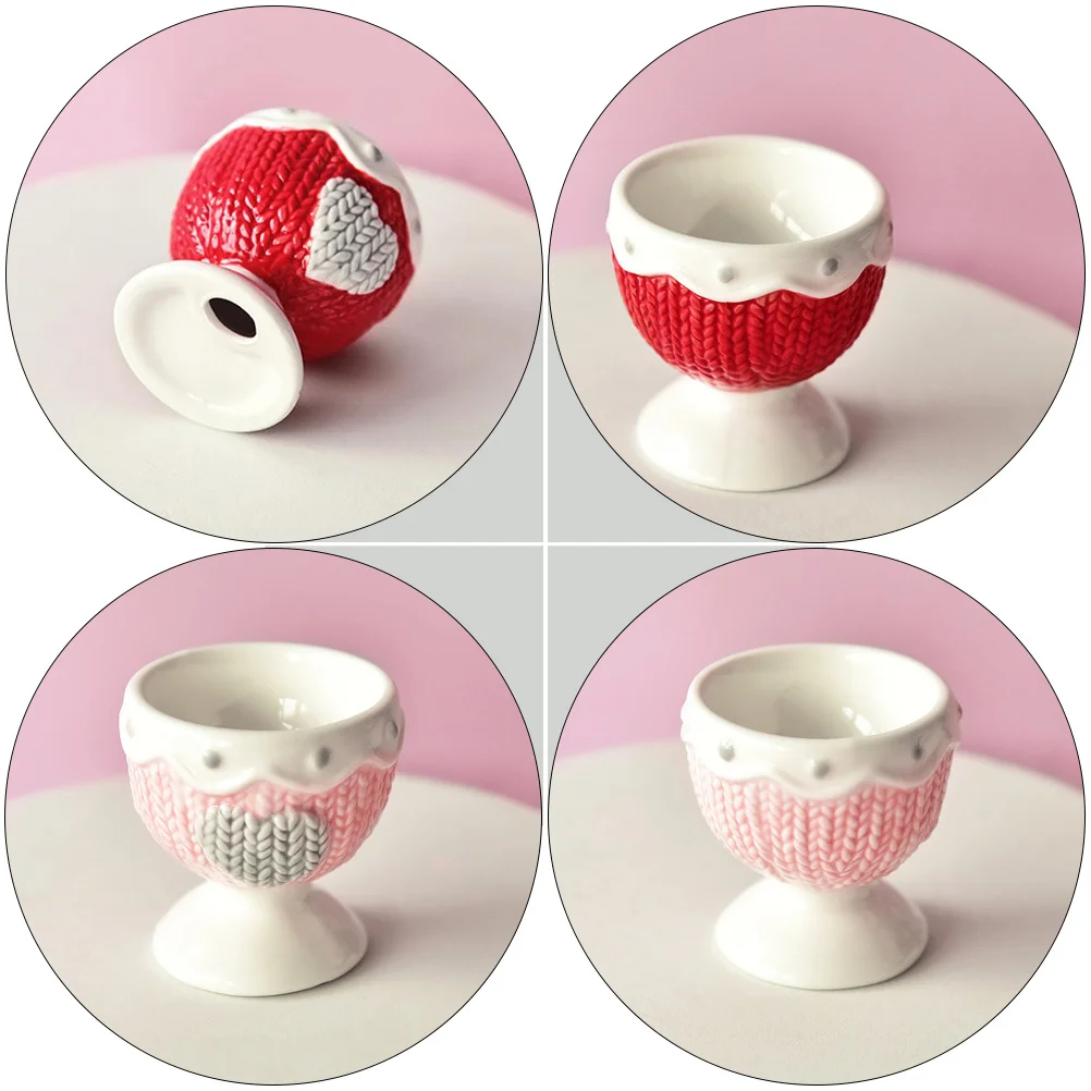 2 шт., креативный керамический держатель для яиц, подставка в форме сердца, чашка для завтрака для дома, кухни, холодильника, стильный сервировочный стол
2 шт., креативный керамический держатель для яиц, подставка в форме сердца, чашка для завтрака для дома, кухни, холодильника, стильный сервировочный стол
