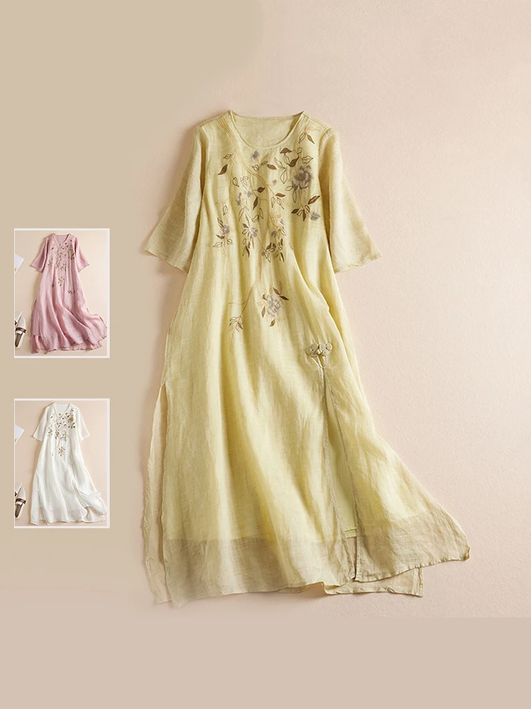 Двухслойная льняная летняя юбка с вышивкой в стиле ретро, большие размеры, женская круглая юбка трапециевидной формы с разрезом Ne f Sve
Двухслойная льняная летняя юбка с вышивкой в стиле ретро, большие размеры, женская круглая юбка трапециевидной формы с разрезом Ne f Sve