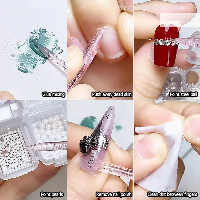 Новинка, 50 шт., хрустальный стержень, палочка для ногтей премиум-класса, толкатели для удаления кутикулы, маникюр, указательная дрель, инструмент для удаления клея
Новинка, 50 шт., хрустальный стержень, палочка для ногтей премиум-класса, толкатели для удаления кутикулы, маникюр, указательная дрель, инструмент для удаления клея