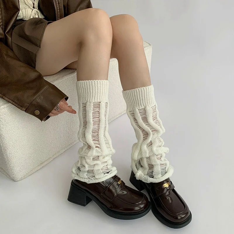 Y2k Hole Leg Warmers White Pile Socks Women Trumpet Leg Covers Jk Calf Socks Gothic Black Punk Japanese Boot Cuffs Slouch Socks
Y2k Hole Leg Warmers White Pile Socks Women Trumpet Leg Covers Jk Calf Socks Gothic Black Punk Japanese Boot Cuffs Slouch Socks