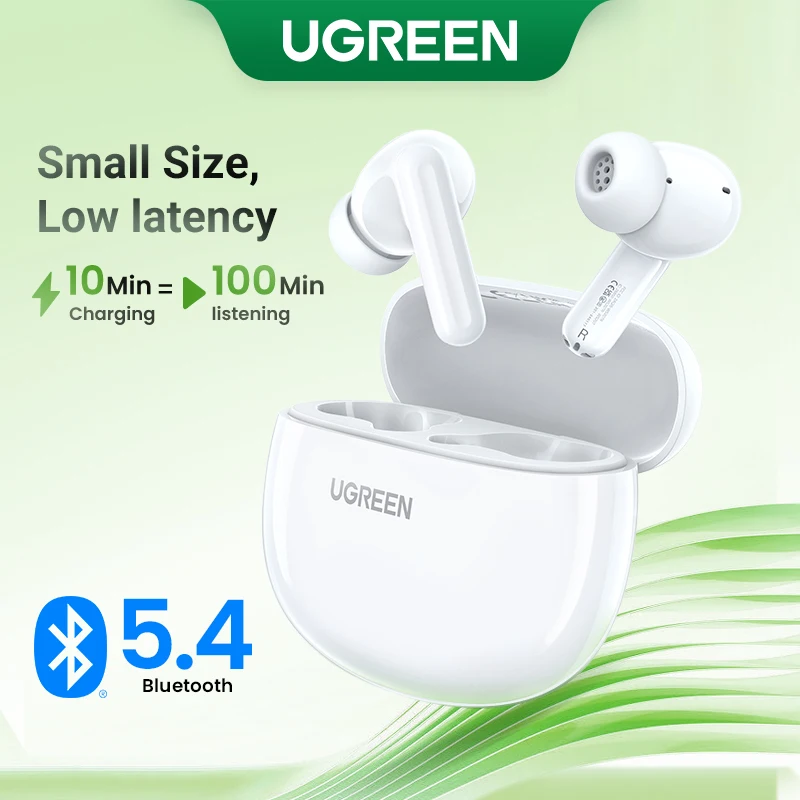 UGREEN HiTune P3 TWS Bluetooth Earphones Wireless Headphones 28H Earbuds Double Mic Call Noise Reduction In-Ear Handfree Earbuds
UGREEN HiTune P3 TWS Bluetooth Earphones Wireless Headphones 28H Earbuds Double Mic Call Noise Reduction In-Ear Handfree Earbuds