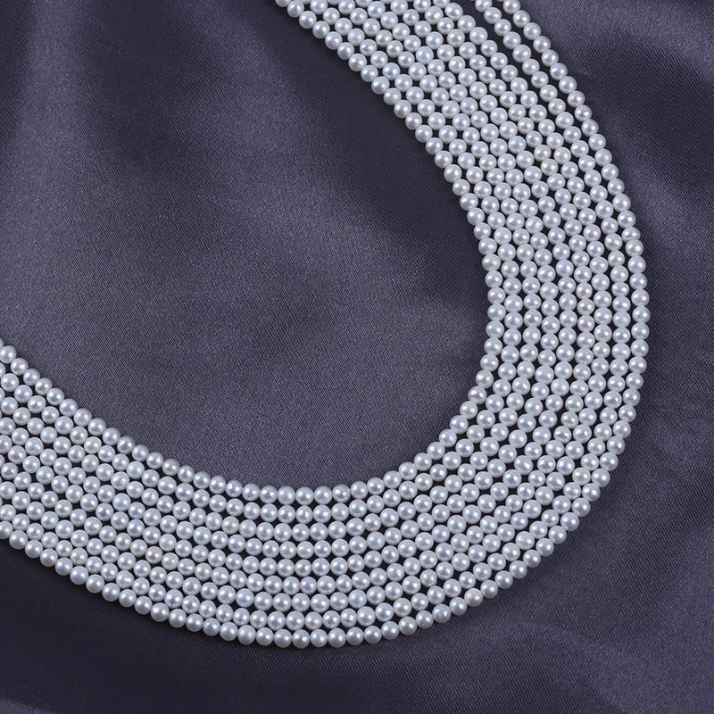 Factory Wholesale 3-4mm Real Pearl Strand Hot Selling Freshwater Pearl Strand Loose Beads Round Natural
Factory Wholesale 3-4mm Real Pearl Strand Hot Selling Freshwater Pearl Strand Loose Beads Round Natural