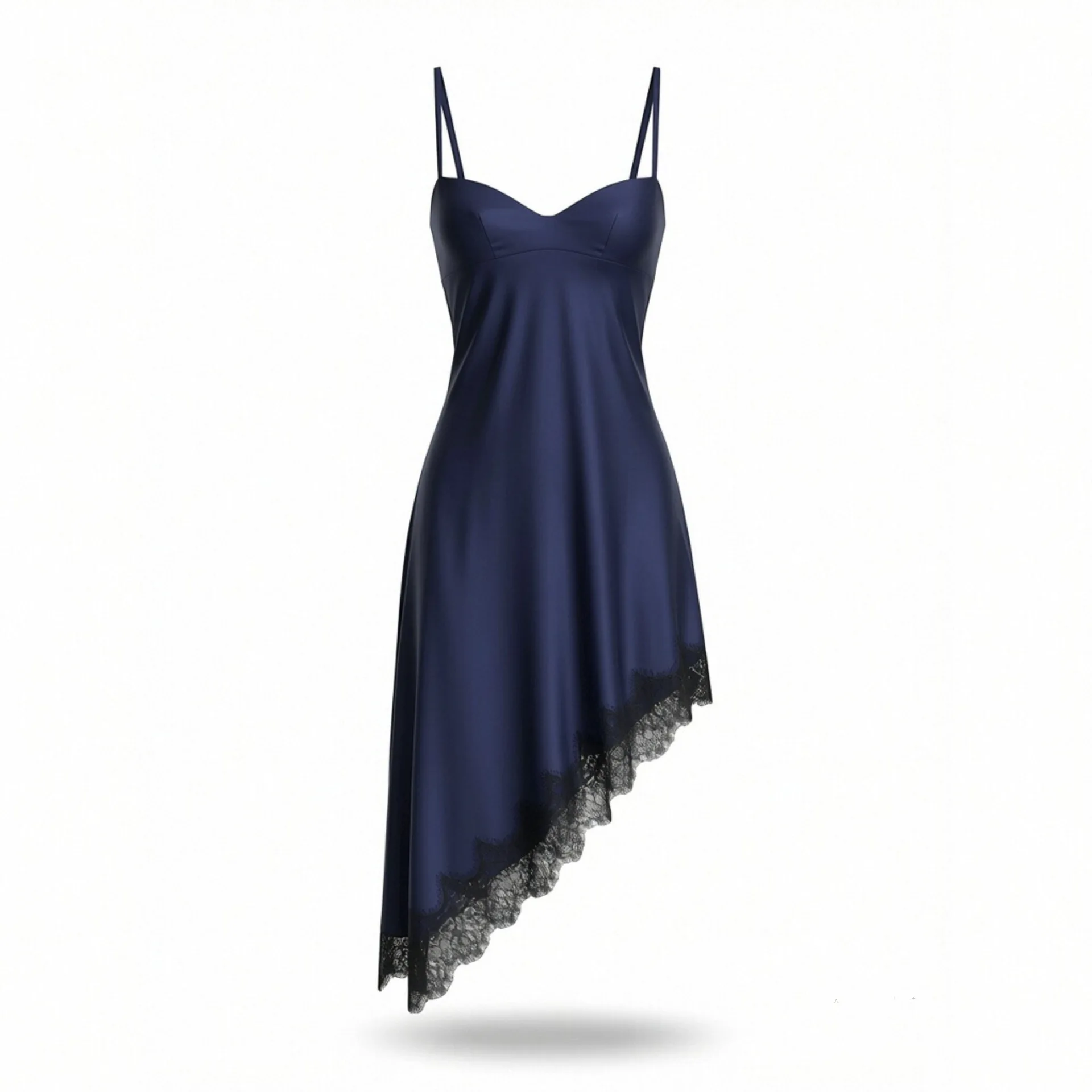 Withered Asymmetric Lace Dress With Satin Texture Woman Clothes Dress Elegant Party Dresses Vestidos Women's Dress
Withered Asymmetric Lace Dress With Satin Texture Woman Clothes Dress Elegant Party Dresses Vestidos Women's Dress