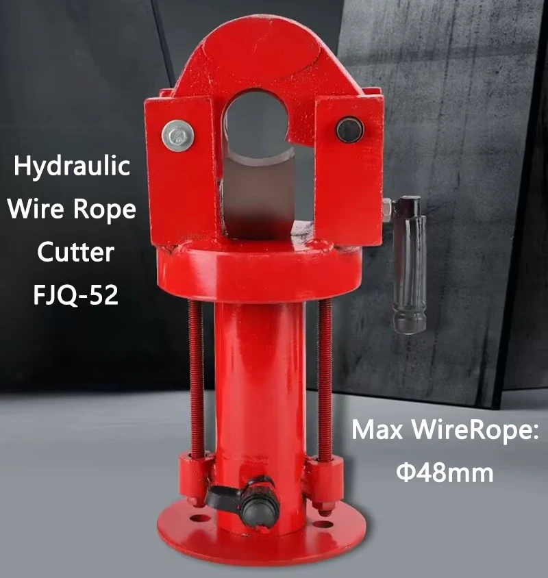 Hydraulic Wire Rope Cutter FJQ-52 Industrial Grade Large Wirerope Cutting Machine + 0.75KW Electric Hydraulic Pump HHB-700A
Hydraulic Wire Rope Cutter FJQ-52 Industrial Grade Large Wirerope Cutting Machine + 0.75KW Electric Hydraulic Pump HHB-700A