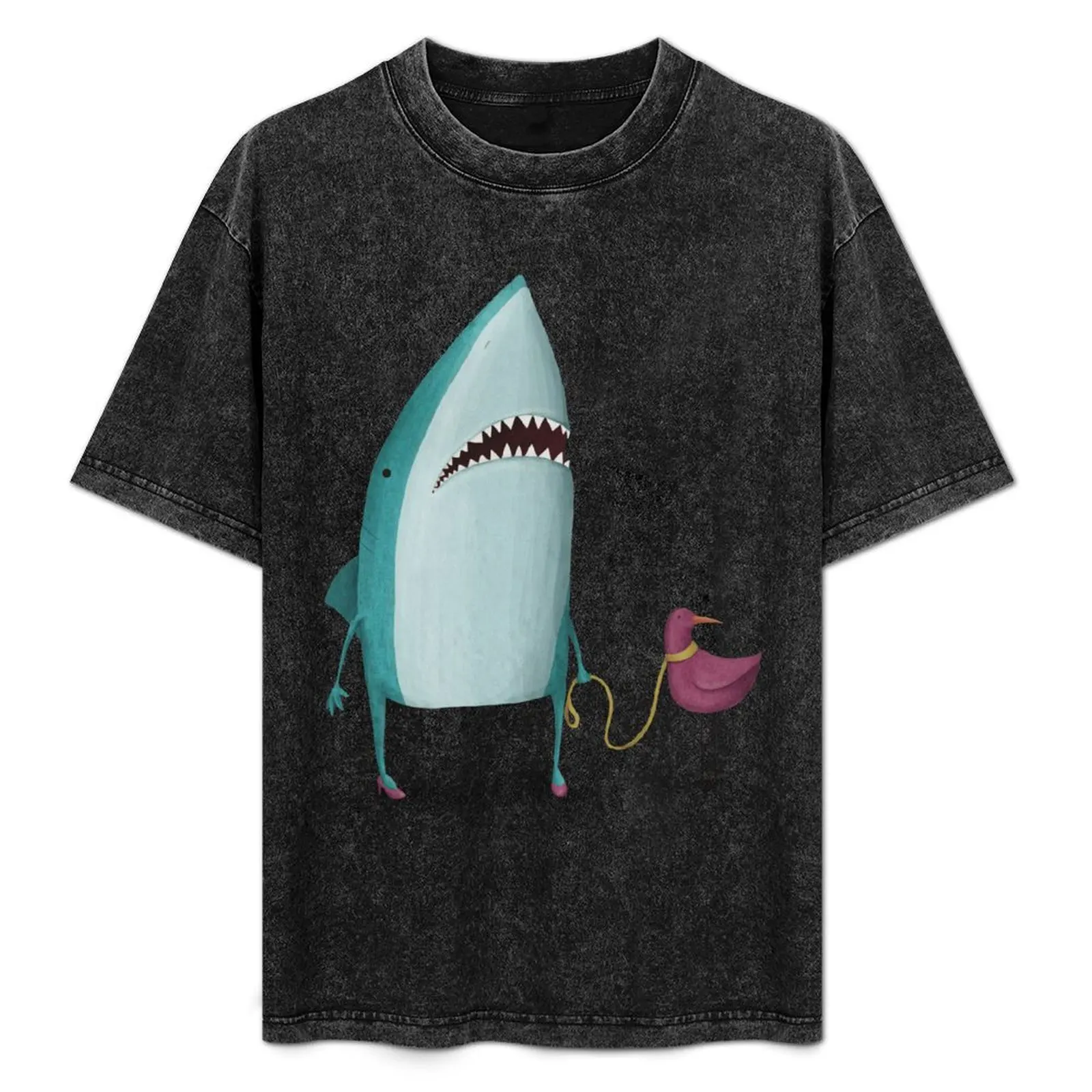 Shark and bird friend T-Shirt Abstract Pattern Print Top
Shark and bird friend T-Shirt Abstract Pattern Print Top