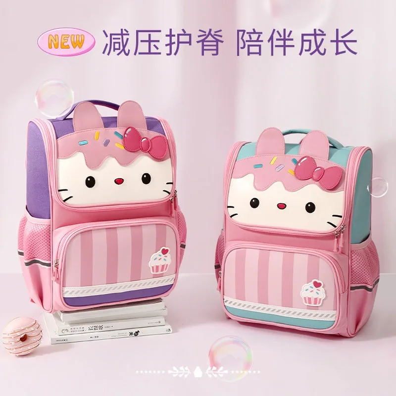 Школьная сумка Hello Kitty в стиле каваи для девочек с суперлегким уменьшением нагрузки и защитой позвоночника, детский рюкзак
Школьная сумка Hello Kitty в стиле каваи для девочек с суперлегким уменьшением нагрузки и защитой позвоночника, детский рюкзак
