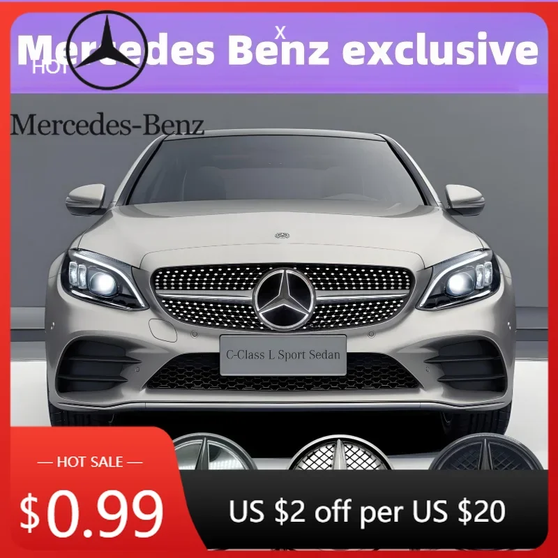 Car Sticker Star Emblem to Front Grille for for Mercedes Benz W205 W212 W213 W204 W166 CLA W253 GLK Car White Blue and LED Illum
Car Sticker Star Emblem to Front Grille for for Mercedes Benz W205 W212 W213 W204 W166 CLA W253 GLK Car White Blue and LED Illum