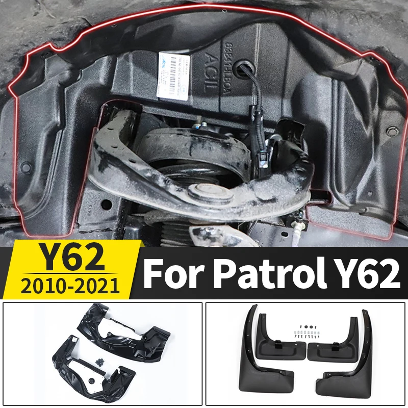 Для Nissan Patrol Y62 2010-2022 2021, подкладка передних и задних колес, брызговик, аксессуары для модификации крыла, комплект кузова
Для Nissan Patrol Y62 2010-2022 2021, подкладка передних и задних колес, брызговик, аксессуары для модификации крыла, комплект кузова