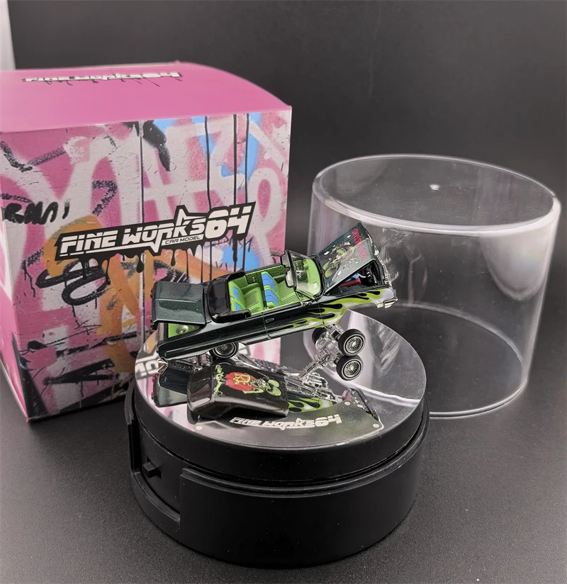 Fine Works64 1:64 Impala Lowrider Emerald Rat Luxury Limited300 Alloy Vehicle Collectible Car Model
Fine Works64 1:64 Impala Lowrider Emerald Rat Luxury Limited300 Alloy Vehicle Collectible Car Model