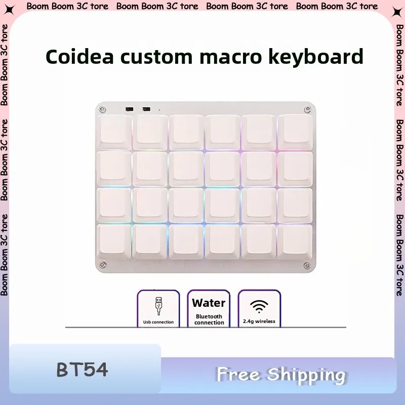 Мини-клавиатура Coidea Bt54, 54 клавиши, 35 клавиш, трехрежимная беспроводная Bluetooth, офисная мультимедийная клавиатура, индивидуальные подарки для геймеров
Мини-клавиатура Coidea Bt54, 54 клавиши, 35 клавиш, трехрежимная беспроводная Bluetooth, офисная мультимедийная клавиатура, индивидуальные подарки для геймеров