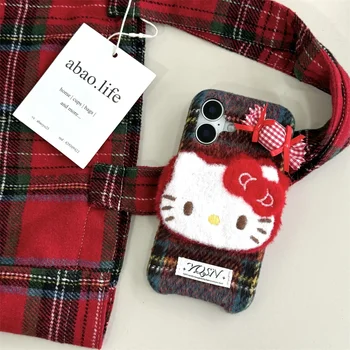 New Korea INS KK Cat Cartoon Magnetic Stand Holder Bracket Mobile Phone Case Cover For IPhone16 Samsung Magsafe Griptok Grip Tok