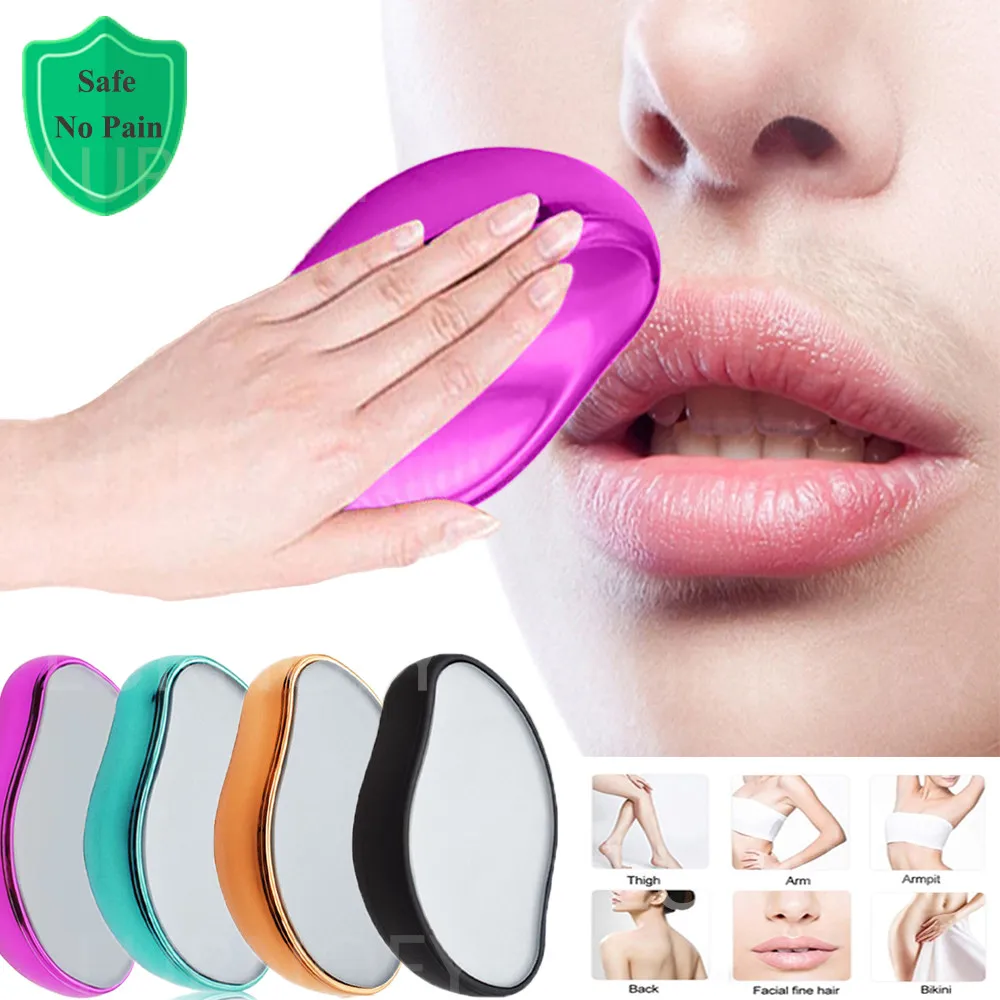 LURNOFY Crystal Physical Hair Removal Bleame Hair Eraser Painless Safe Epilator Easy Clean Body Facial Beauty Glass Hair Remover
LURNOFY Crystal Physical Hair Removal Bleame Hair Eraser Painless Safe Epilator Easy Clean Body Facial Beauty Glass Hair Remover