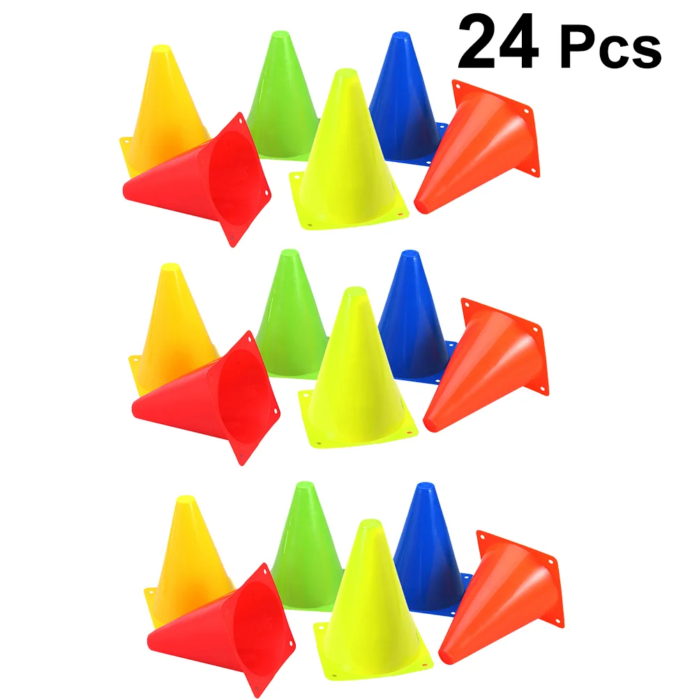 24pcs Portable Sports Cones Practical Agility Training Cones Colorful Training Cones for Outdoor Kids Children
24pcs Portable Sports Cones Practical Agility Training Cones Colorful Training Cones for Outdoor Kids Children